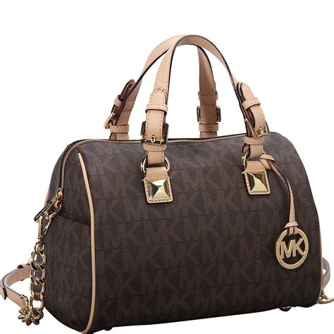 michael kors signature quinn large satchel|michael kors handbags.